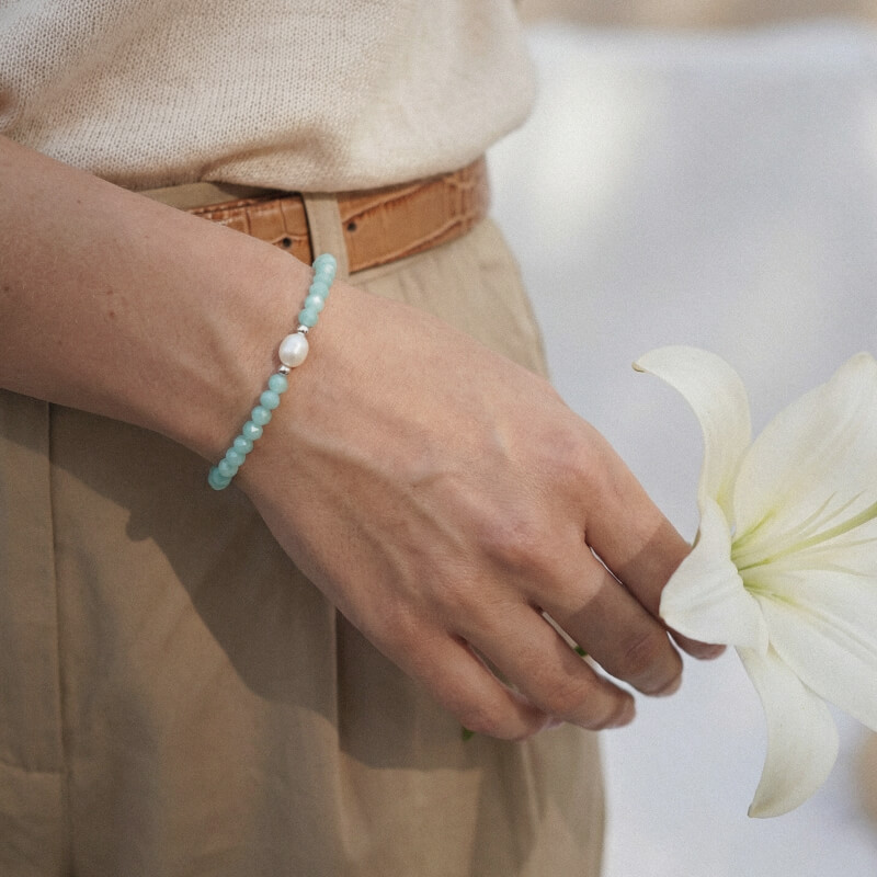 Браслет из амазонита